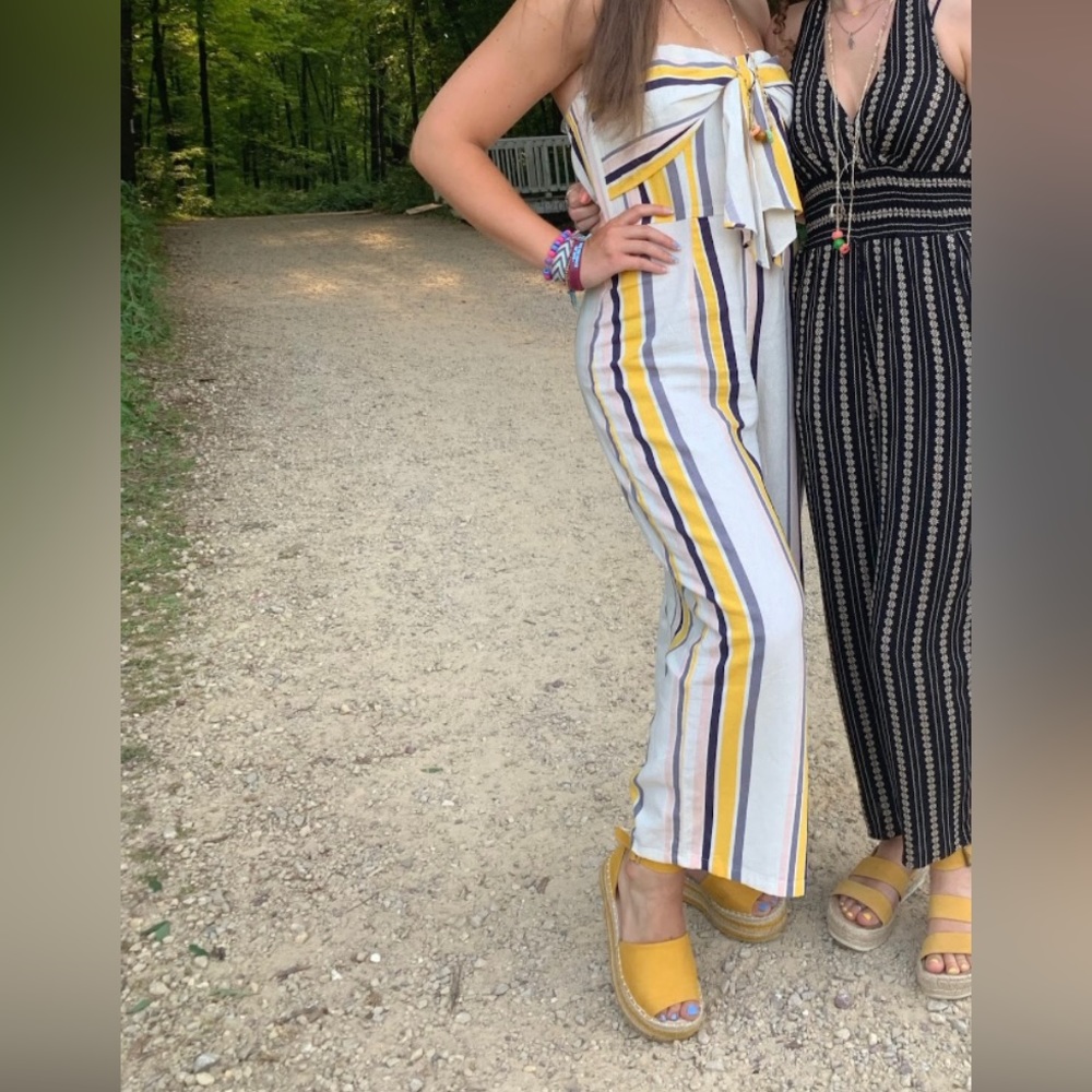 Striped Summer Jumpsuit